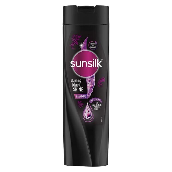 Sunsilk Radiant Black Shine Shampoo (350 ml)